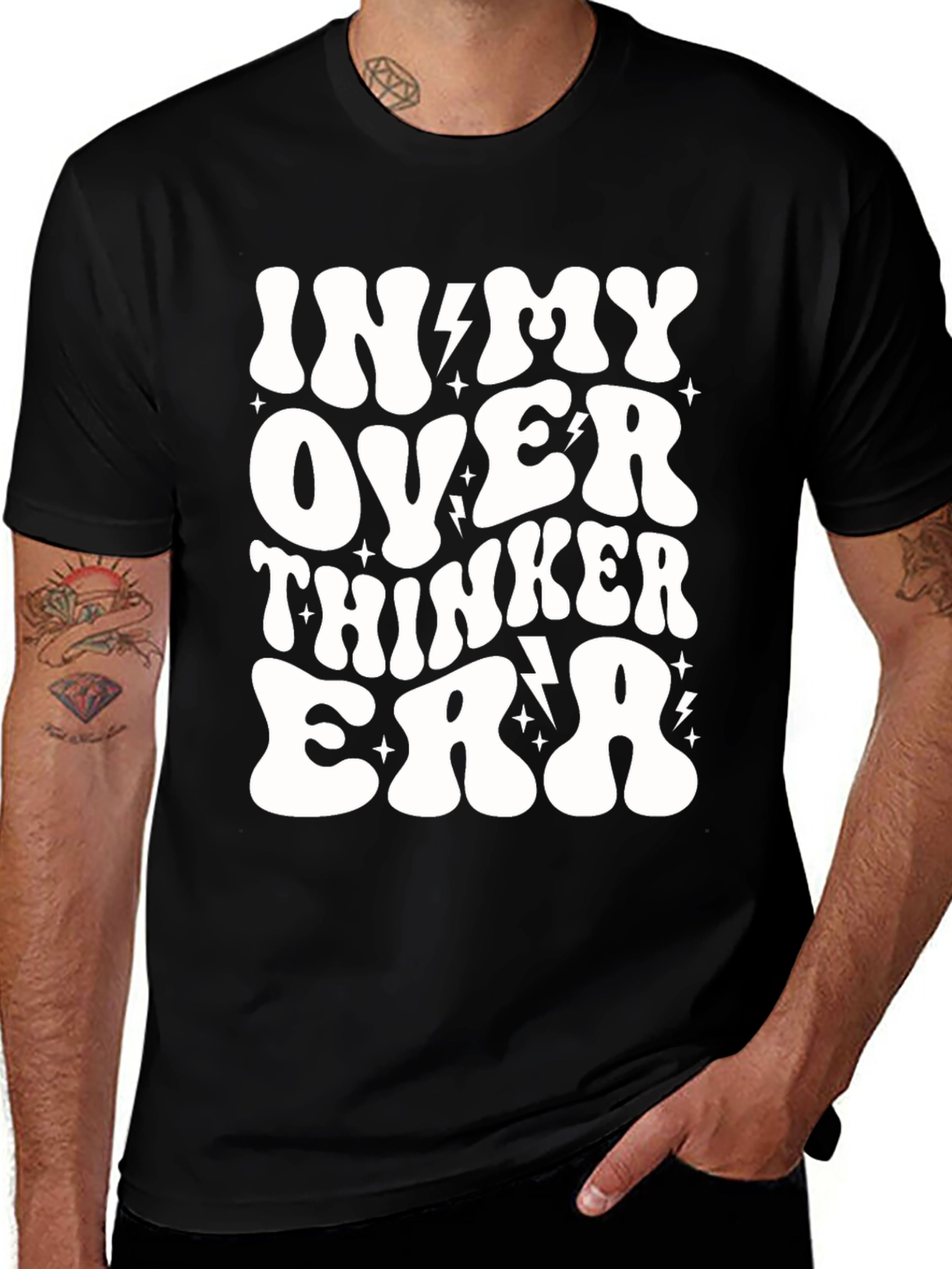 Overthinker Era Graphic Tee - Stylish Cotton Comfort