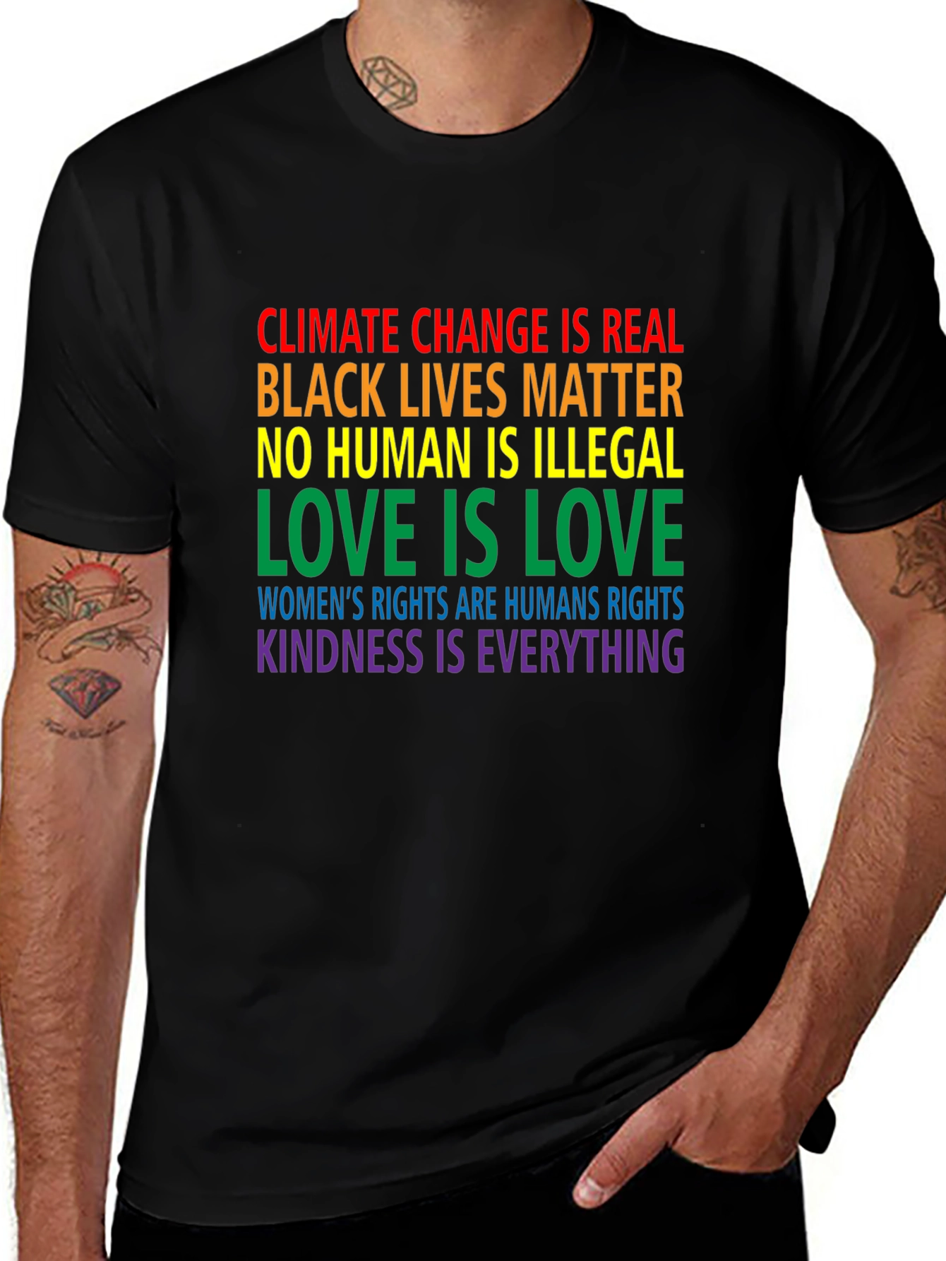 Equality & Kindness Graphic Tee