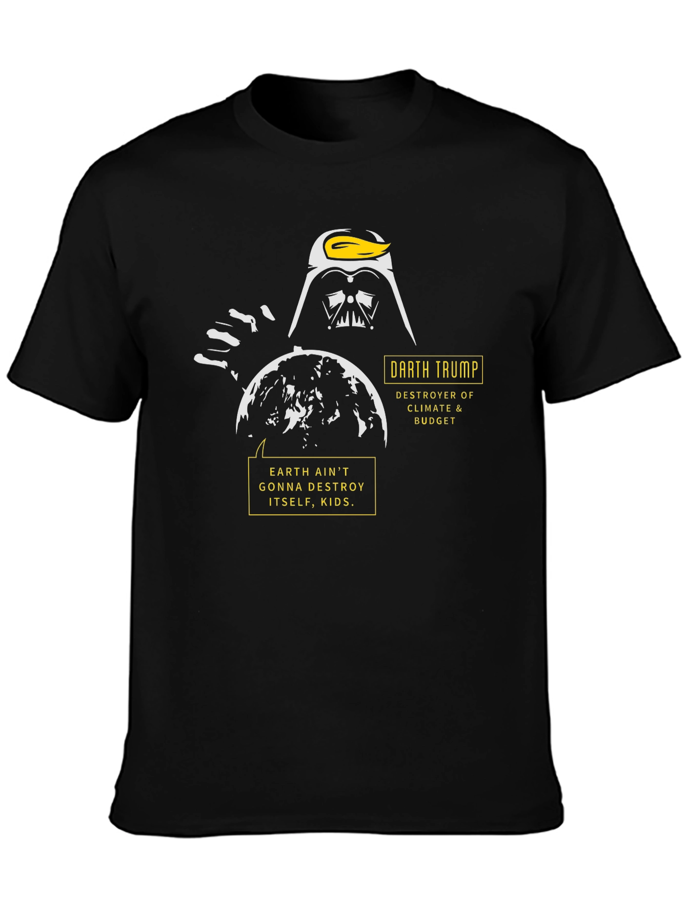 Darth Trump T-Shirt Political Climate Budget Humor Tee