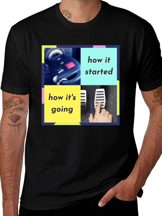 How It Started Meme Graphic Tee