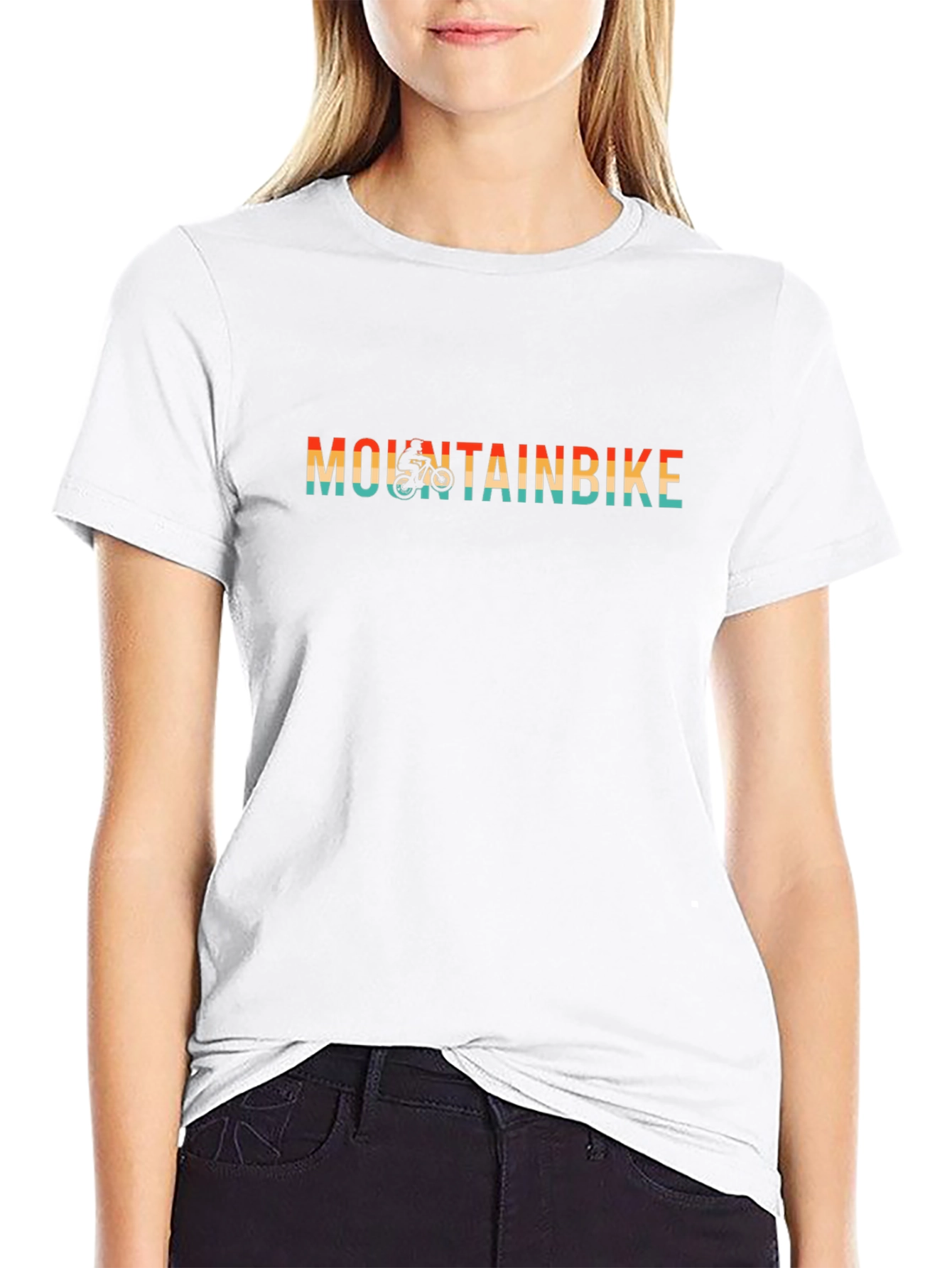 Mountain Bike Graphic Tee - Retro Style