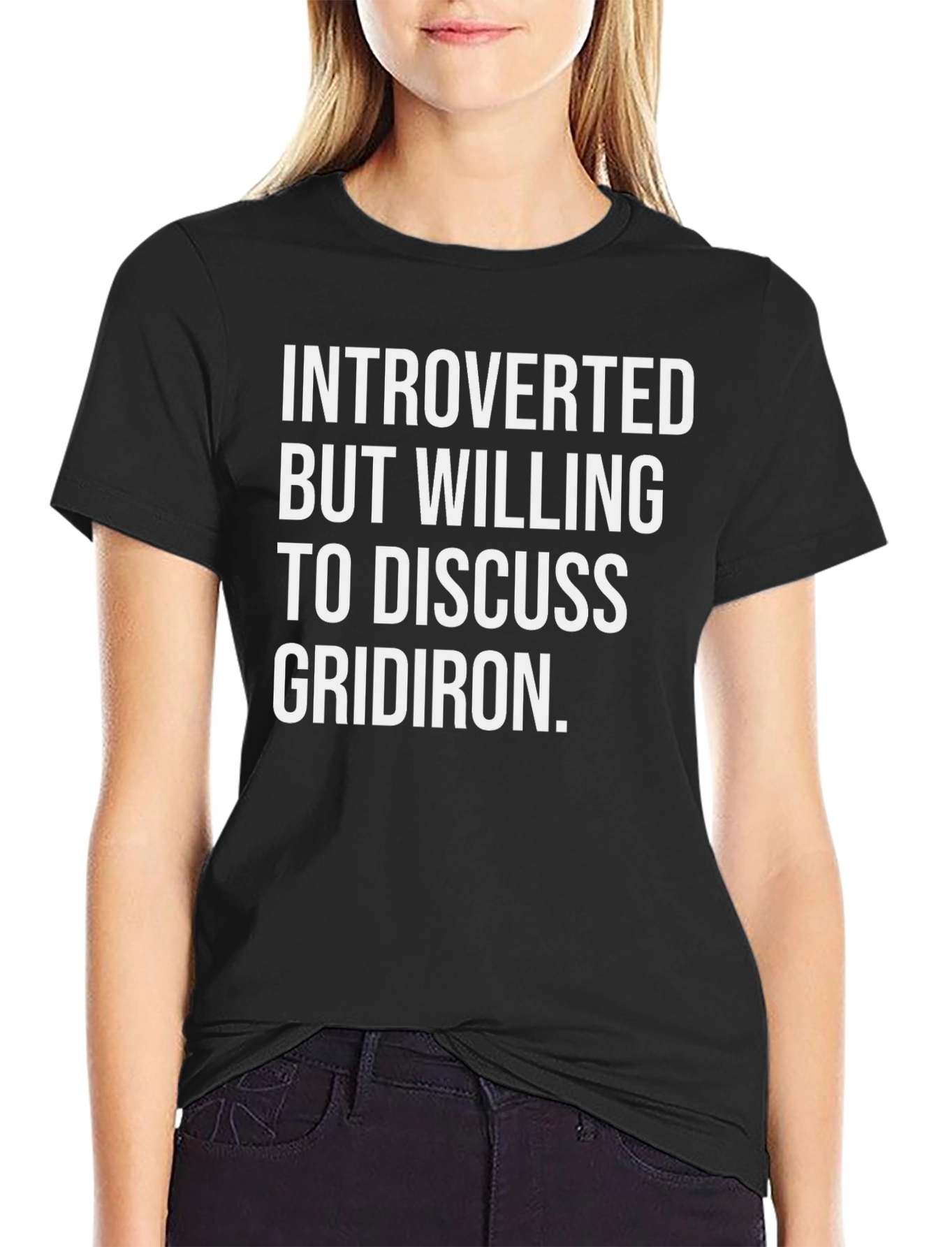 Introverted Gridiron T-Shirt - Football Fan Apparel