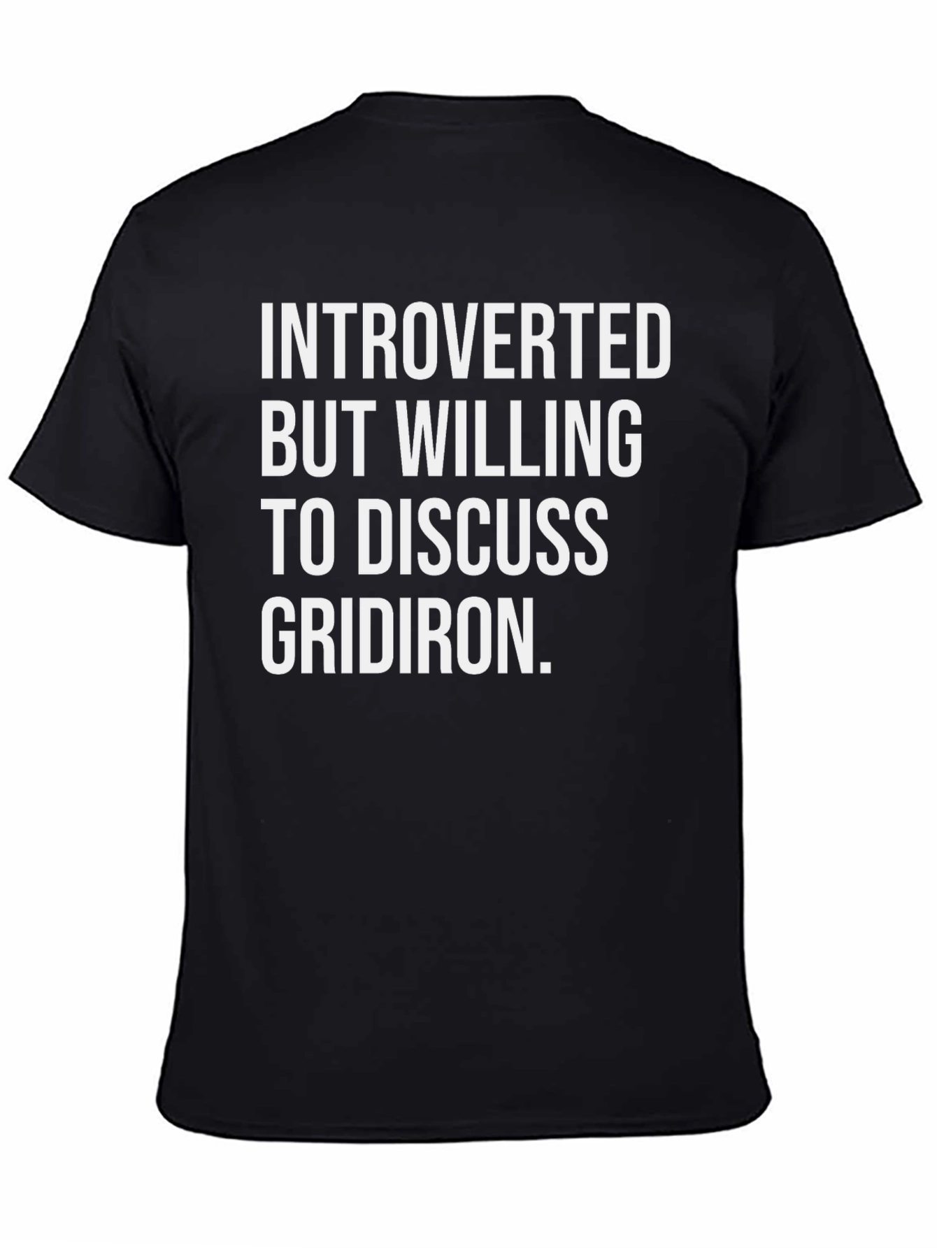 Introverted Gridiron T-Shirt - Football Fan Apparel