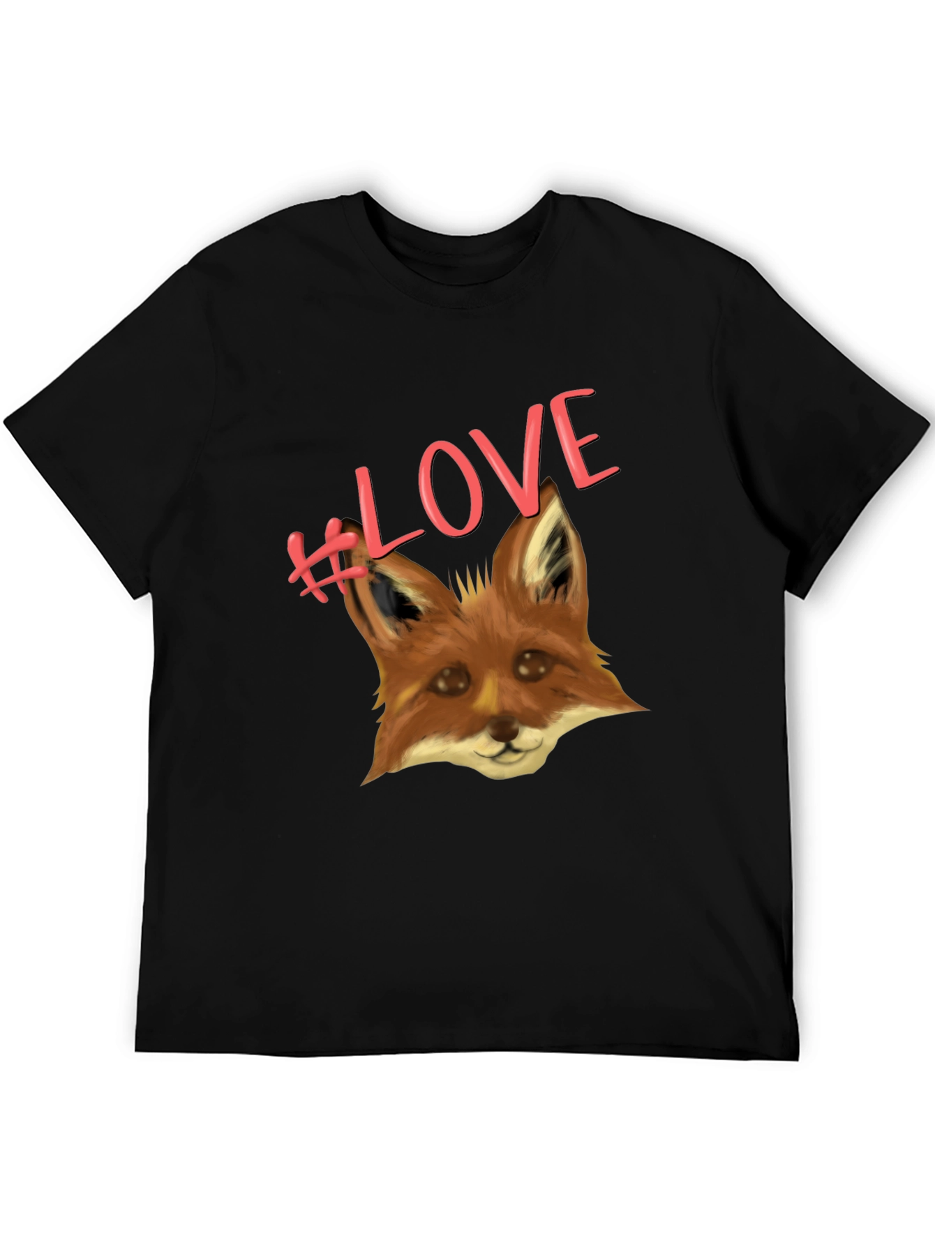Fox Love T-Shirt - Cute Animal Graphic Tee
