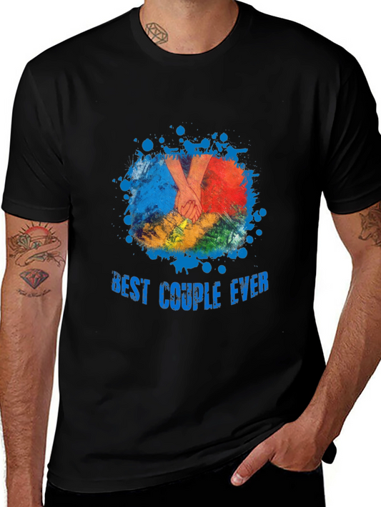 Best Couple Ever T-Shirt - Black Graphic Tee