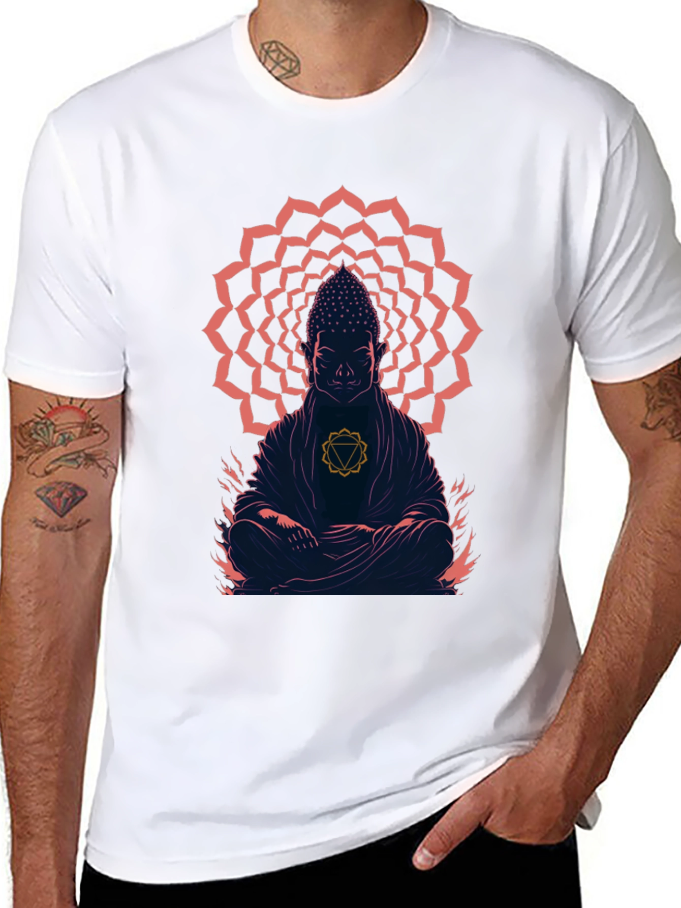 Buddha Chakra Graphic T-Shirt