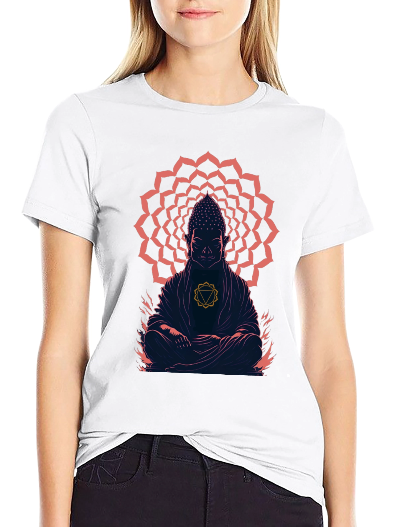 Buddha Chakra Graphic T-Shirt