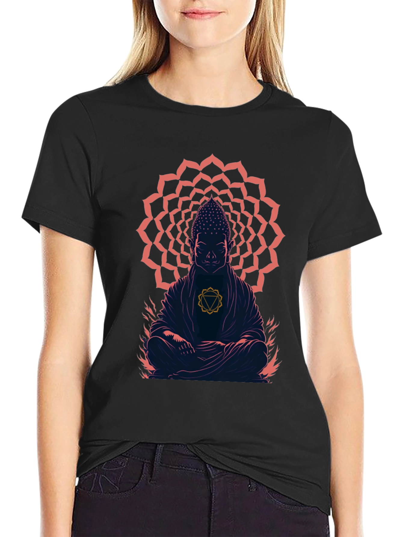 Buddha Chakra Graphic T-Shirt