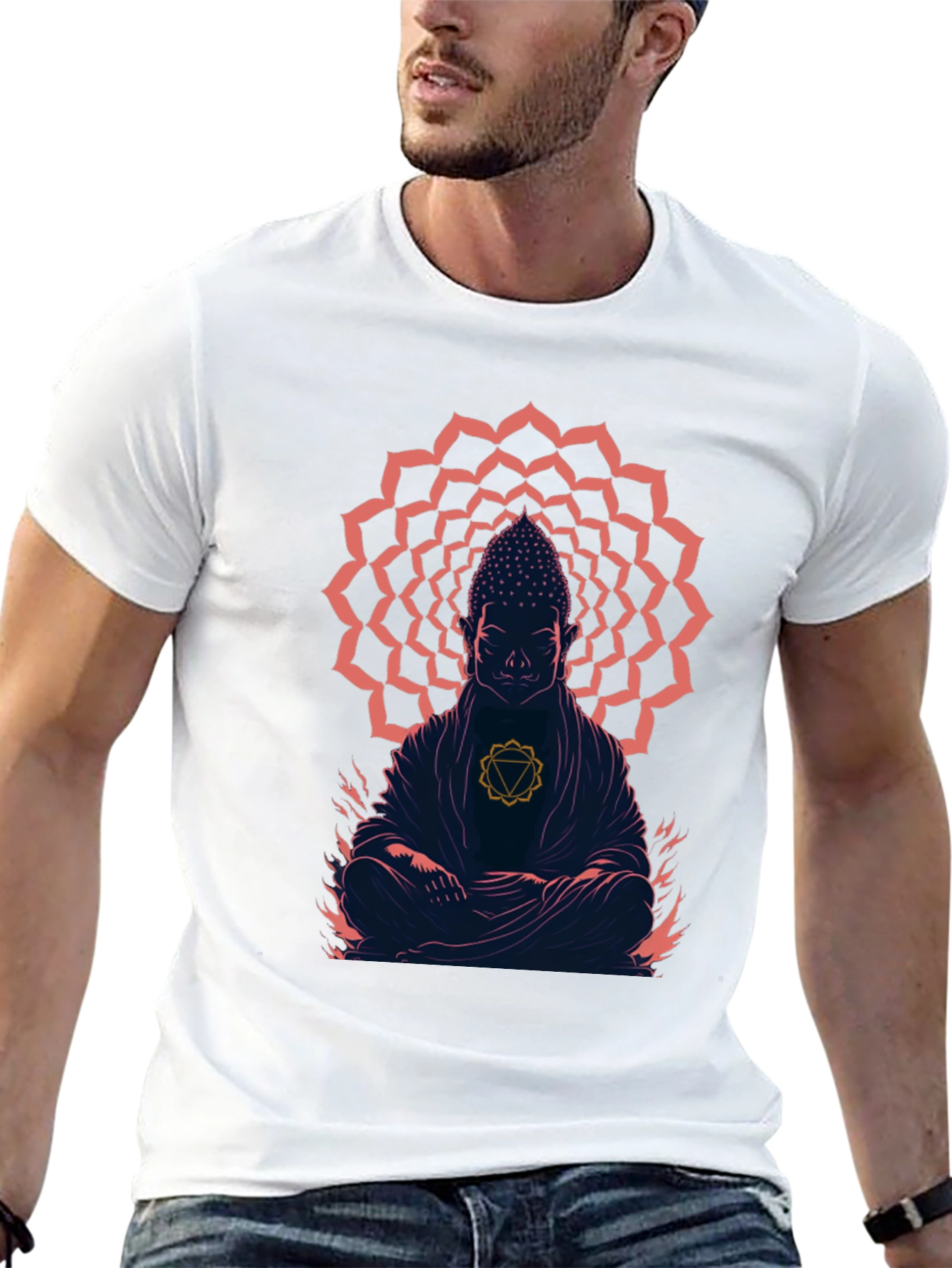 Buddha Chakra Graphic T-Shirt