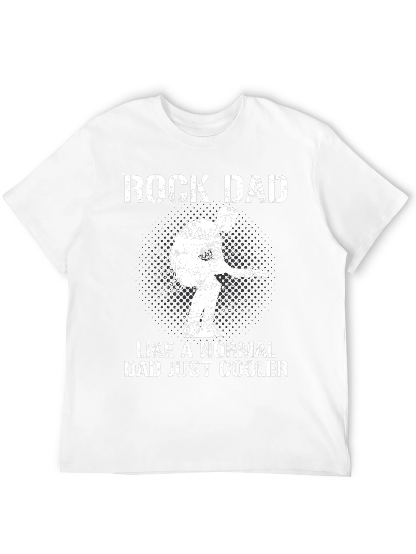 Rock Dad Graphic Tee - Cool Dad Shirt