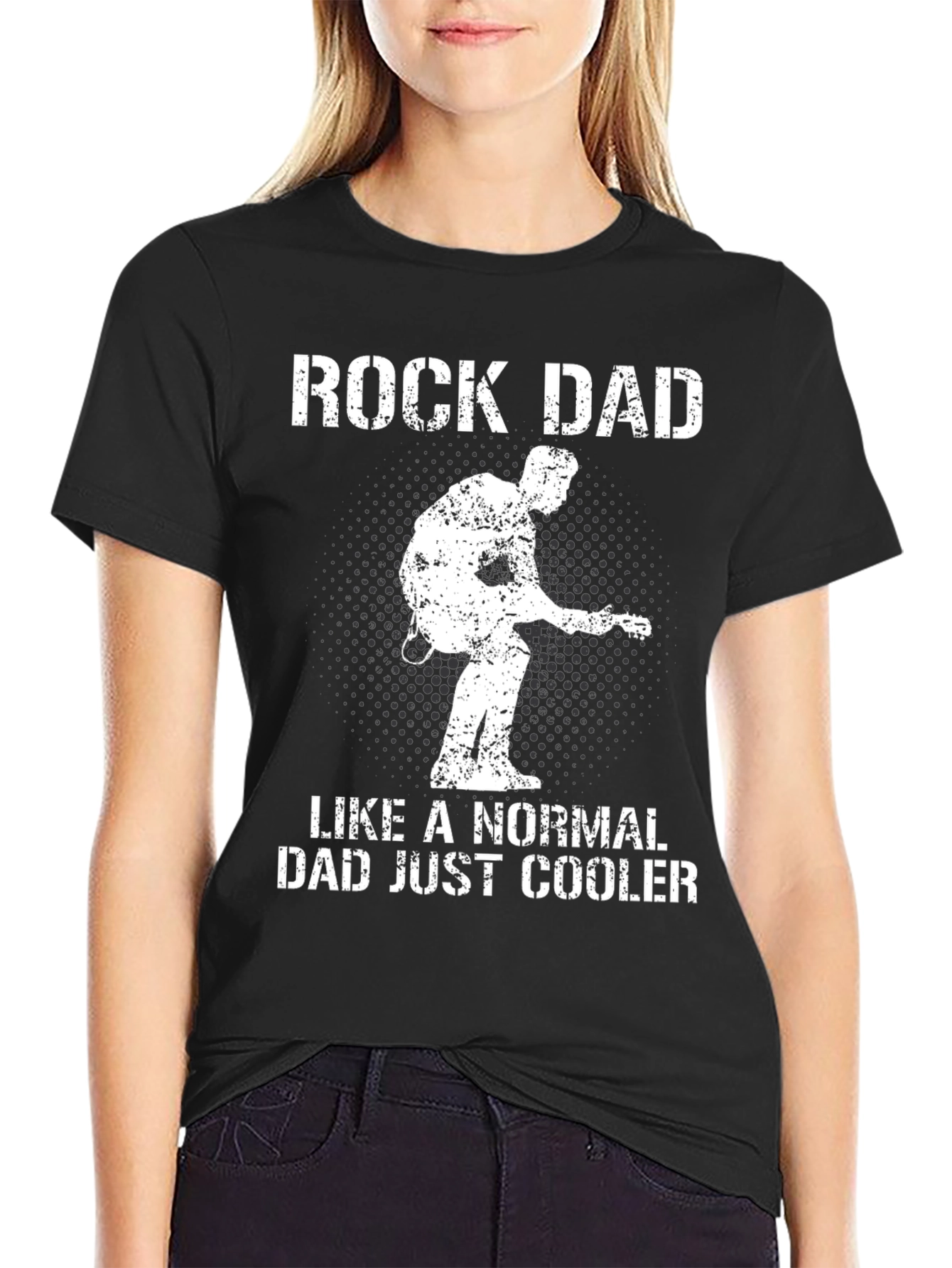 Rock Dad Graphic Tee - Cool Dad Shirt