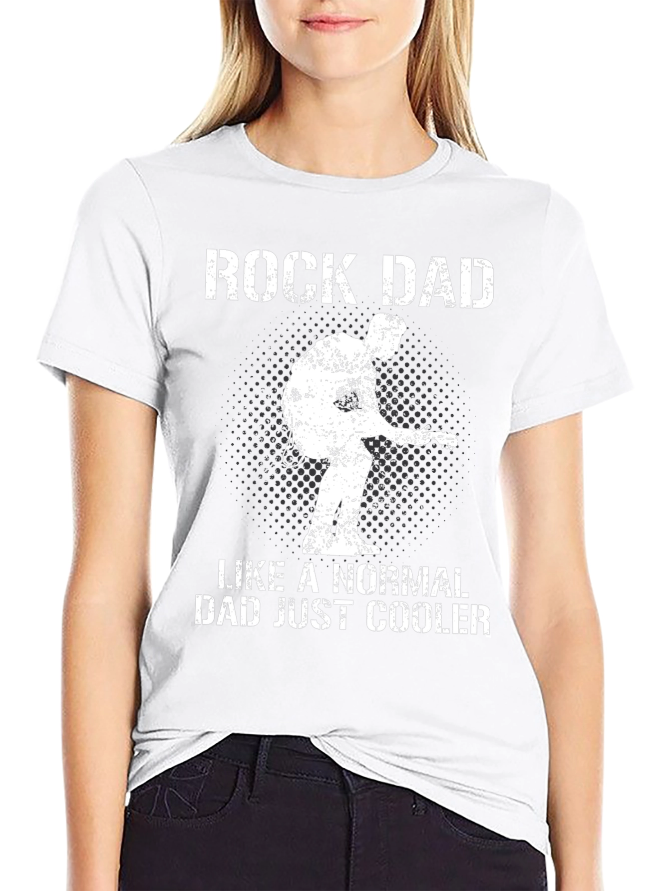 Rock Dad Graphic Tee - Cool Dad Shirt