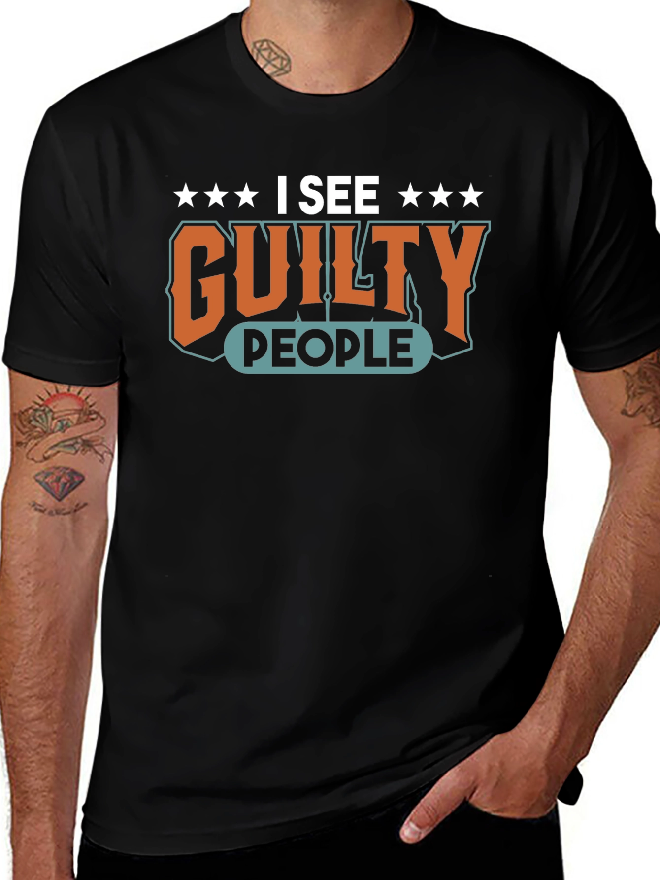 I See Guilty People Graphic T-Shirt