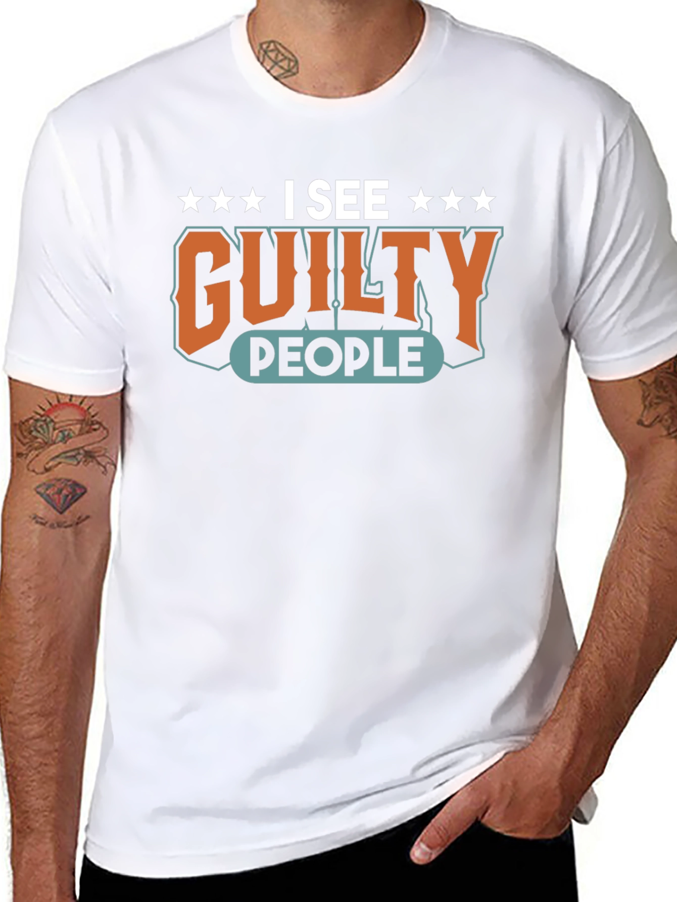 I See Guilty People Graphic T-Shirt