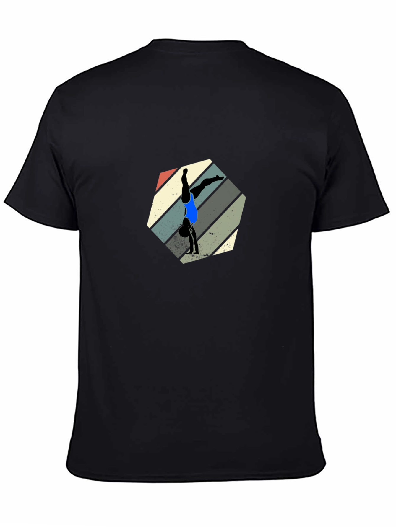 Retro Handstand T-Shirt - Unique Gymnastics Design