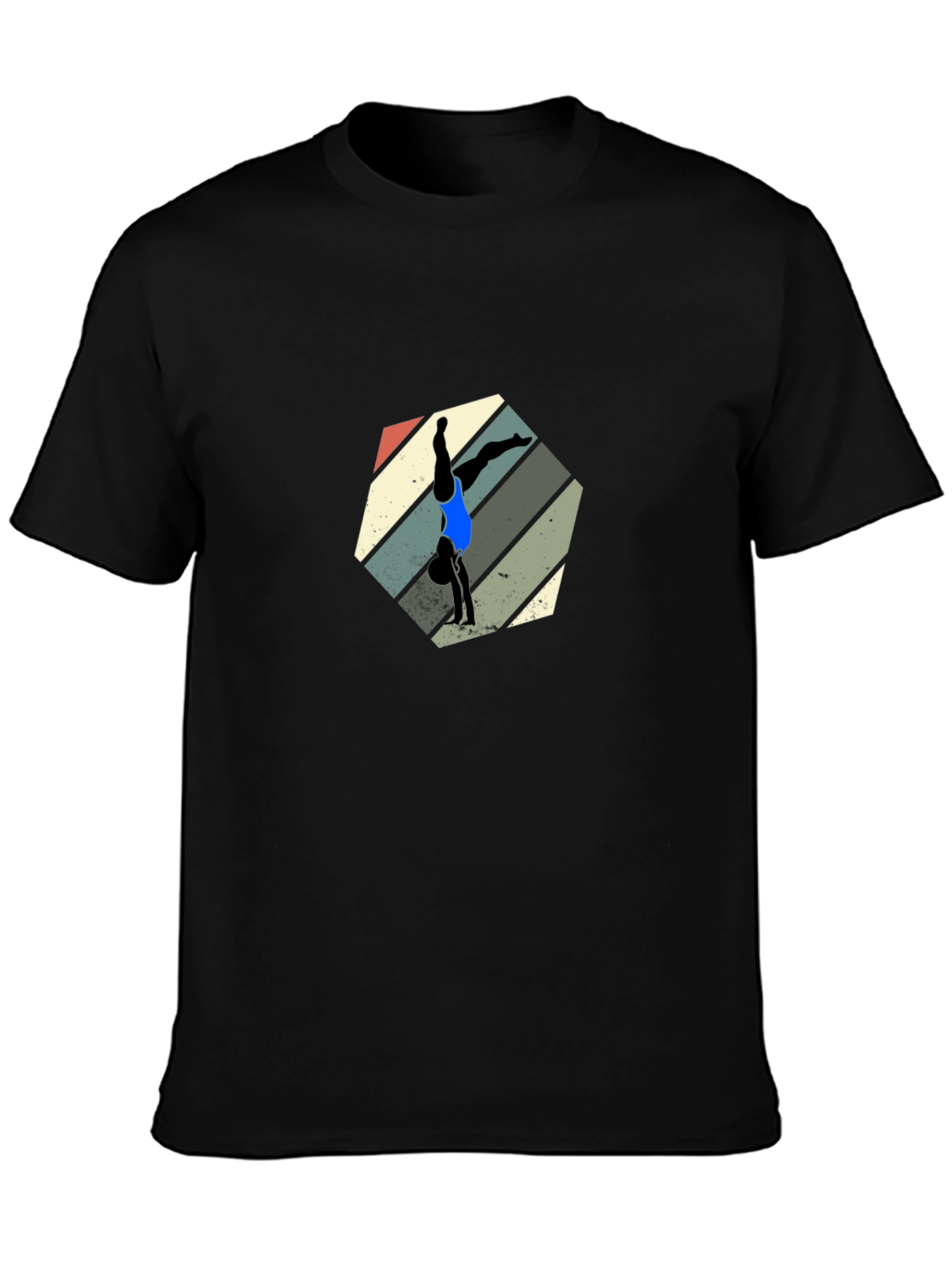 Retro Handstand T-Shirt - Unique Gymnastics Design