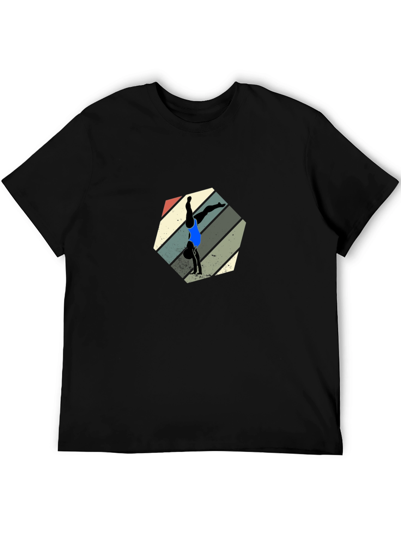 Retro Handstand T-Shirt - Unique Gymnastics Design