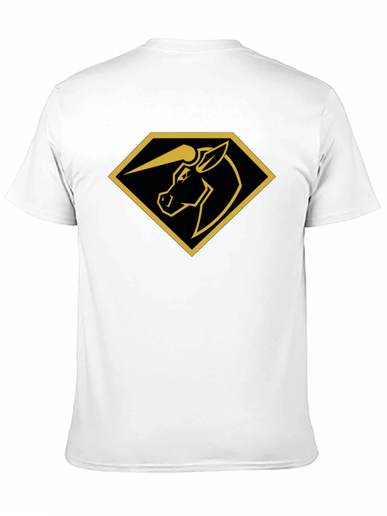 Unicorn Diamond Graphic Tee - Black