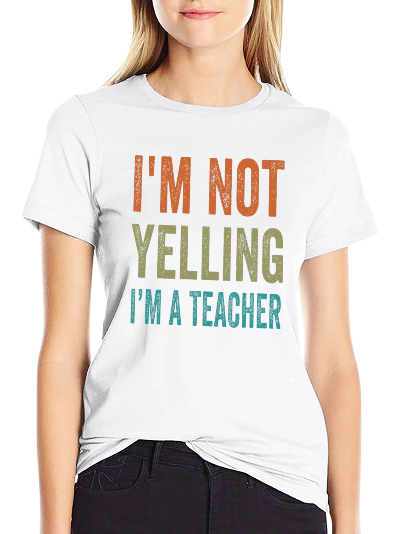 Im Not Yelling Im a Teacher Graphic Tee