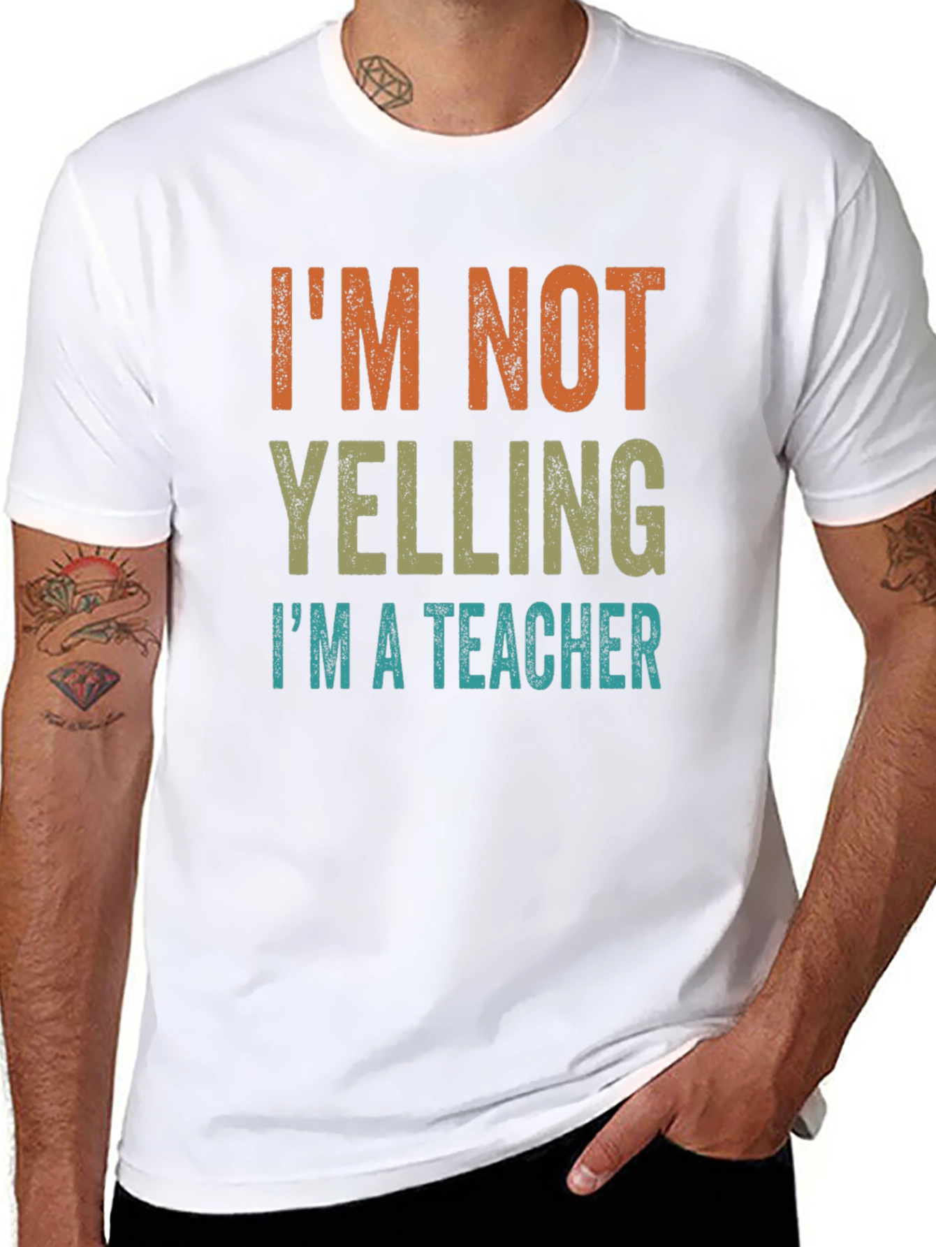 Im Not Yelling Im a Teacher Graphic Tee