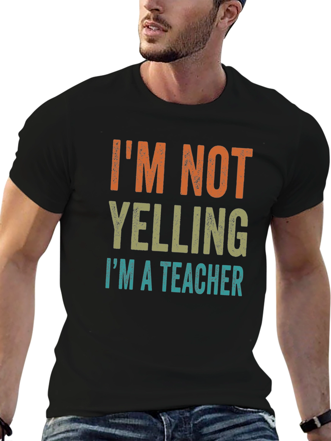 Im Not Yelling Im a Teacher Graphic Tee