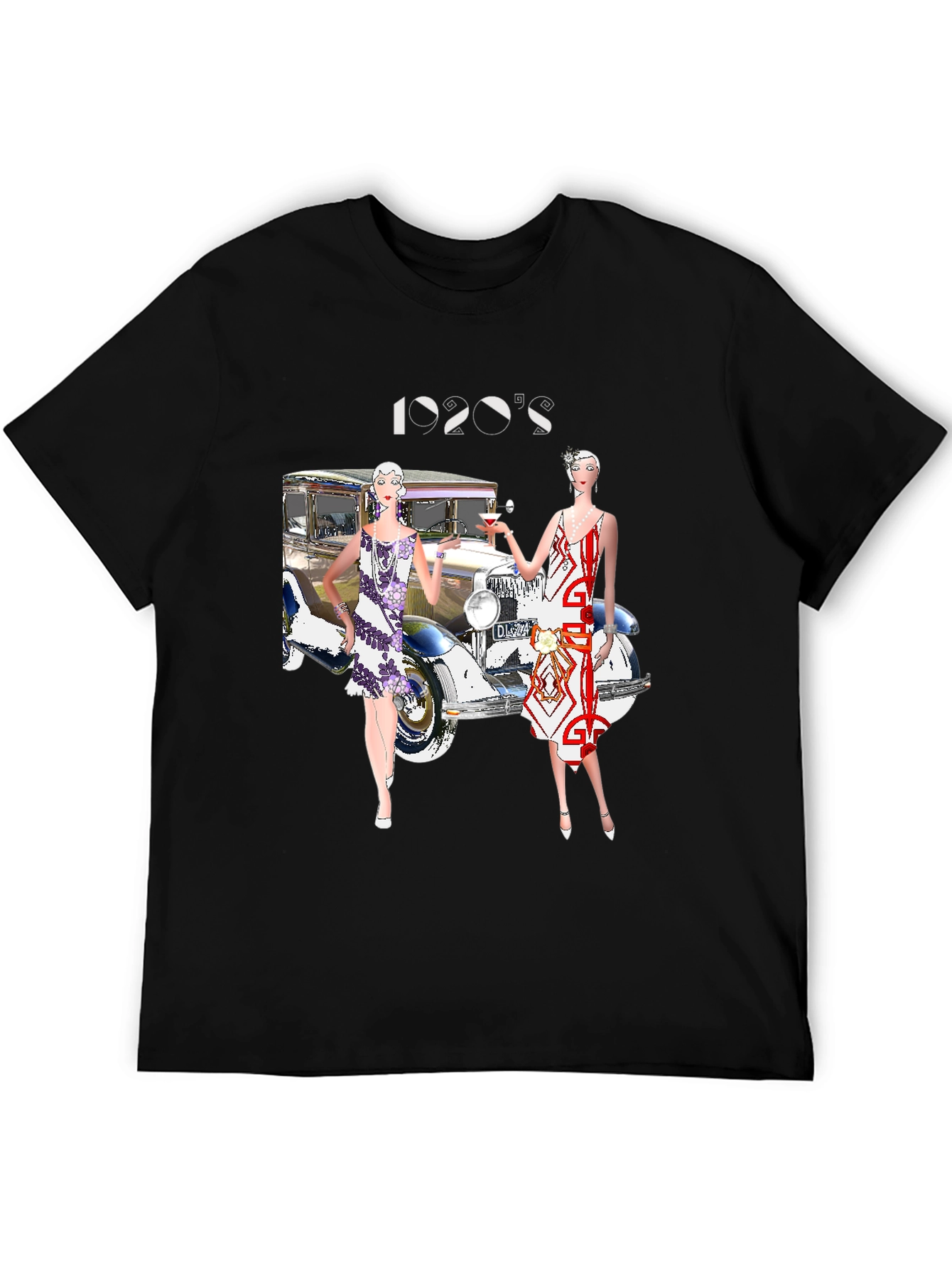 1920s Fashion Tee - Gatsby Era Style