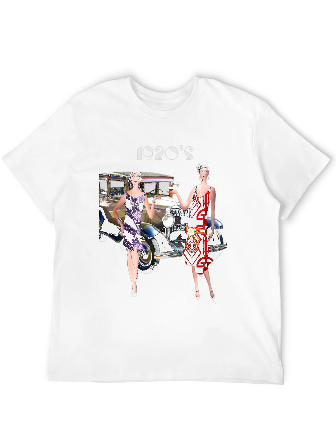 1920s Fashion Tee - Gatsby Era Style