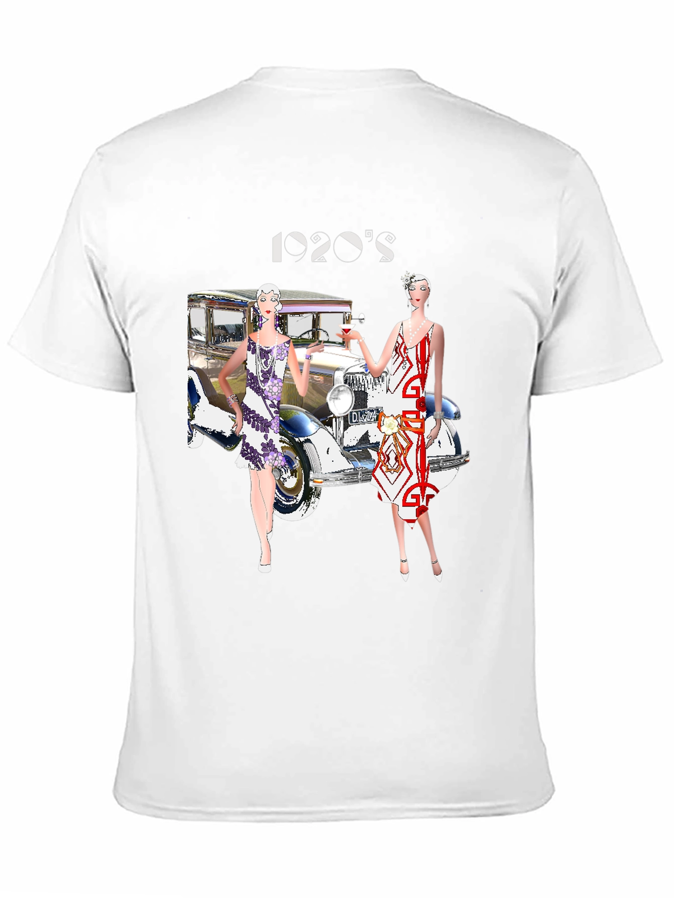 1920s Fashion Tee - Gatsby Era Style