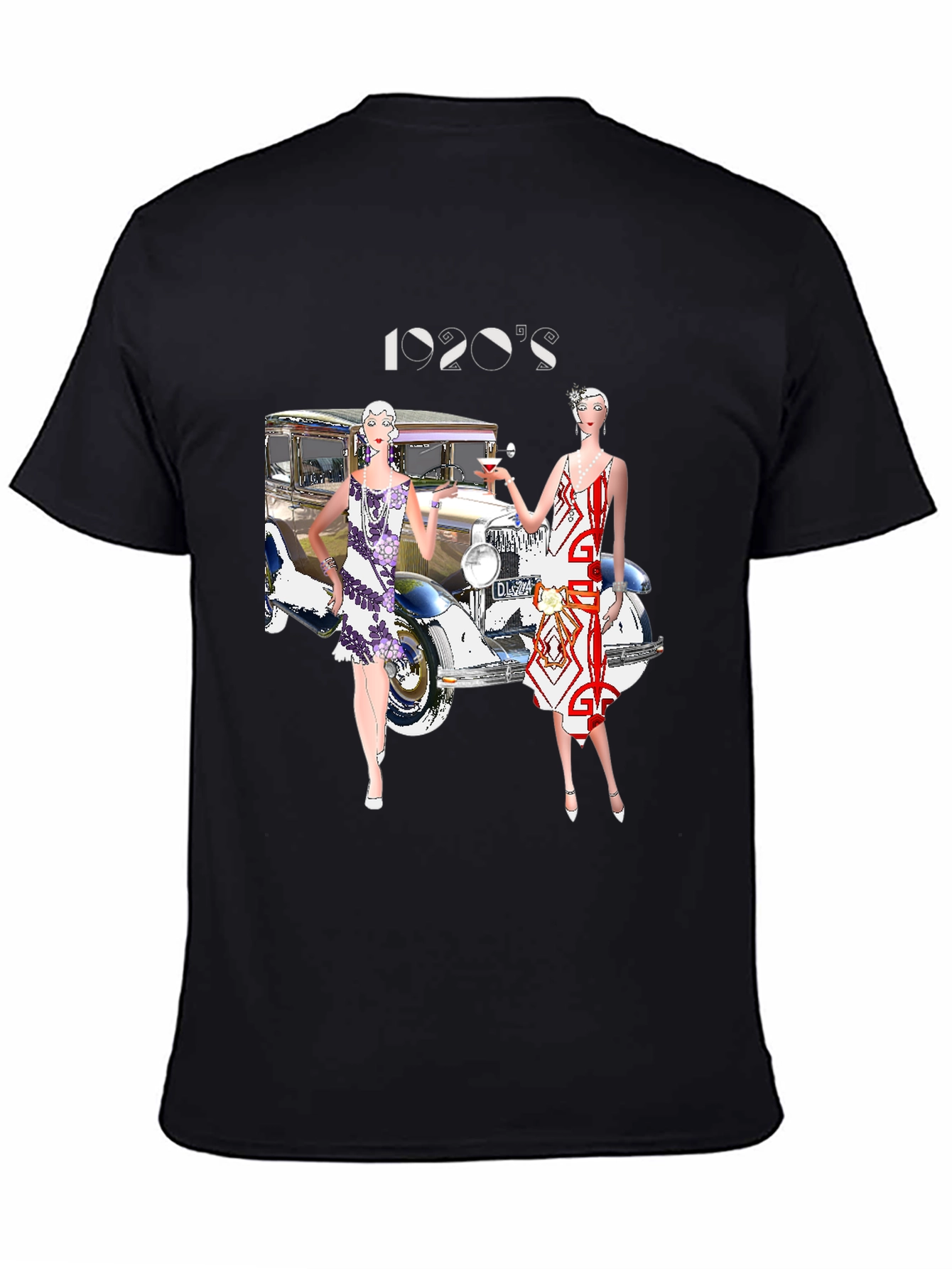 1920s Fashion Tee - Gatsby Era Style