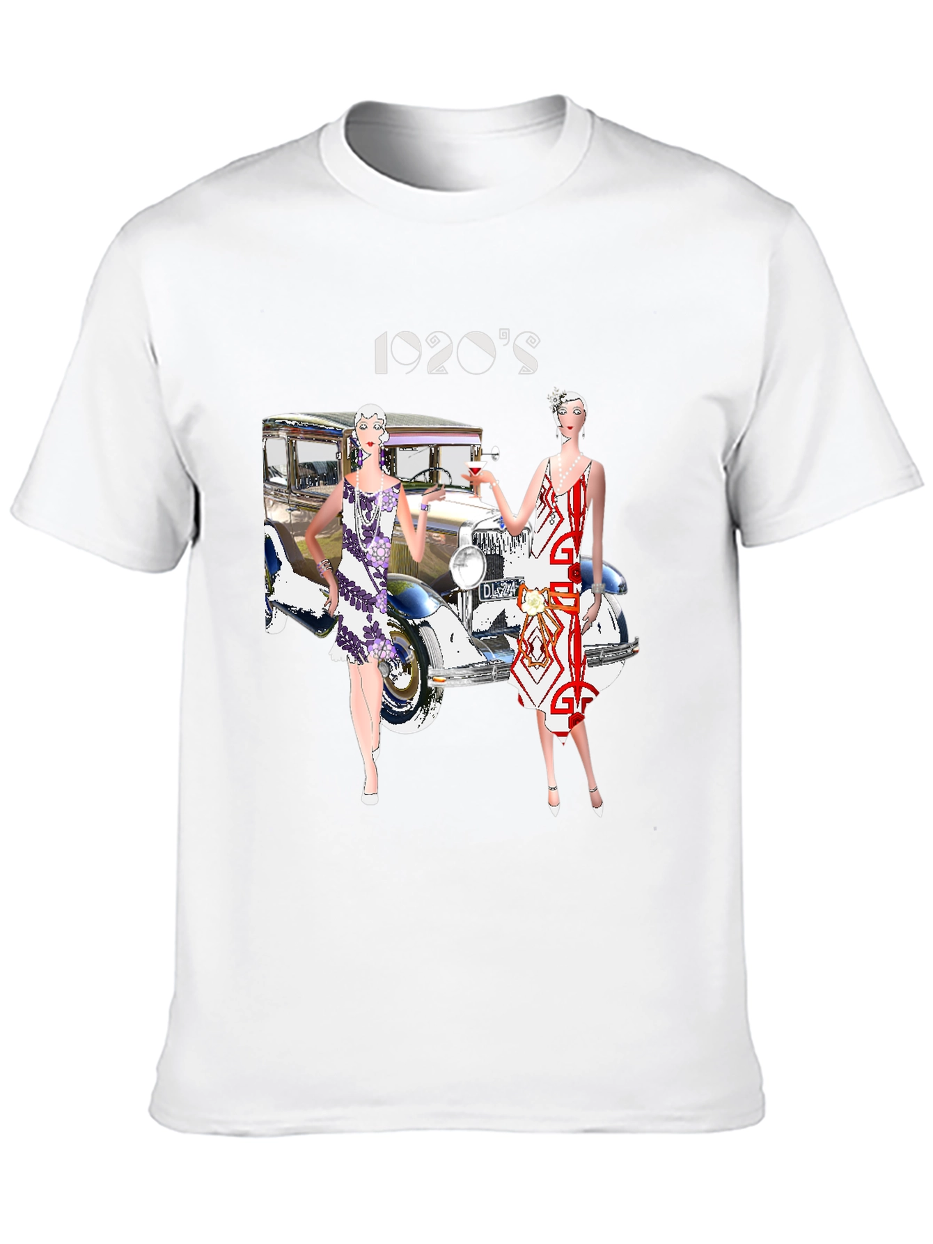 1920s Fashion Tee - Gatsby Era Style