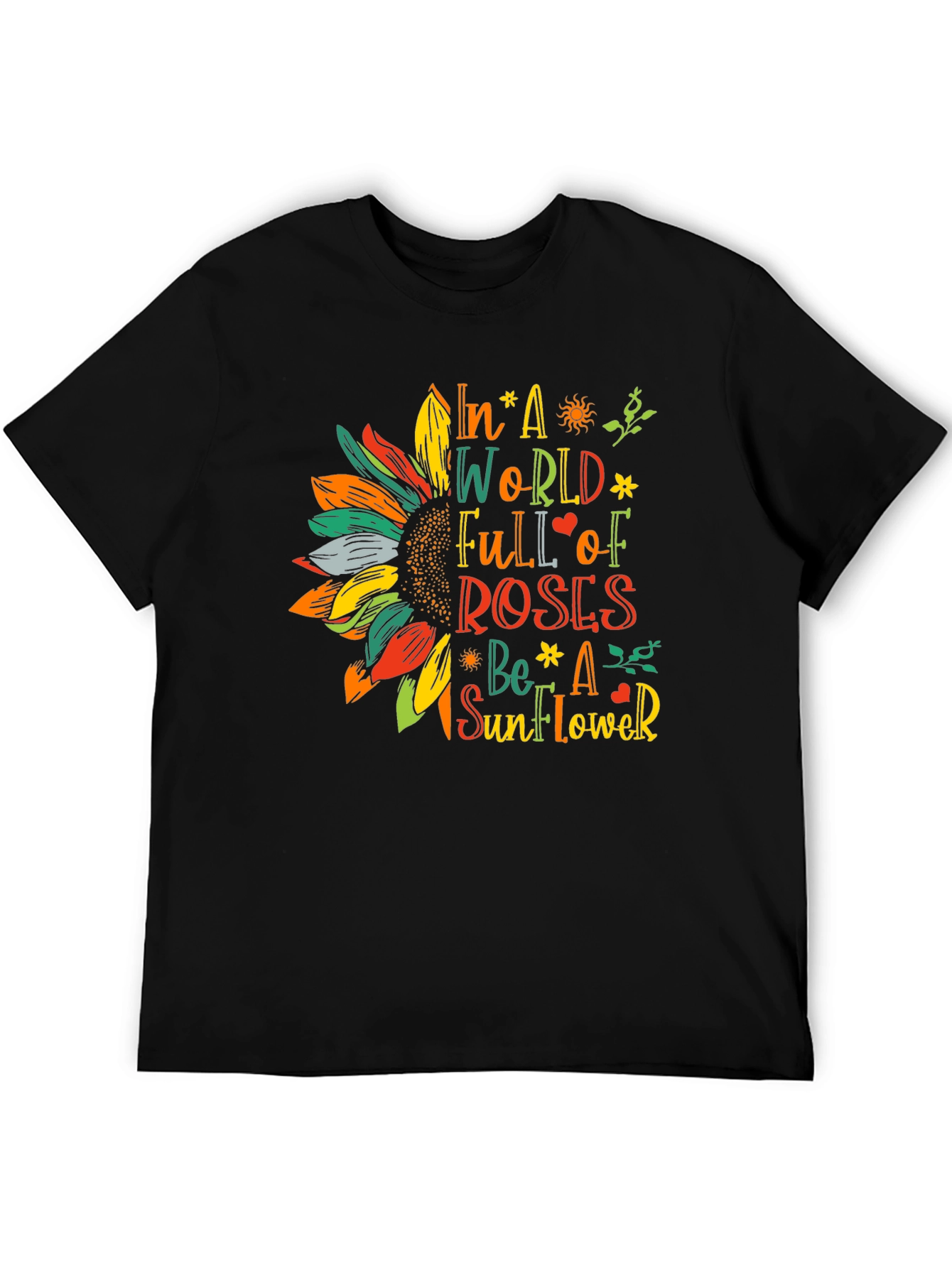 Sunflower Graphic T-Shirt - Be a Sunflower