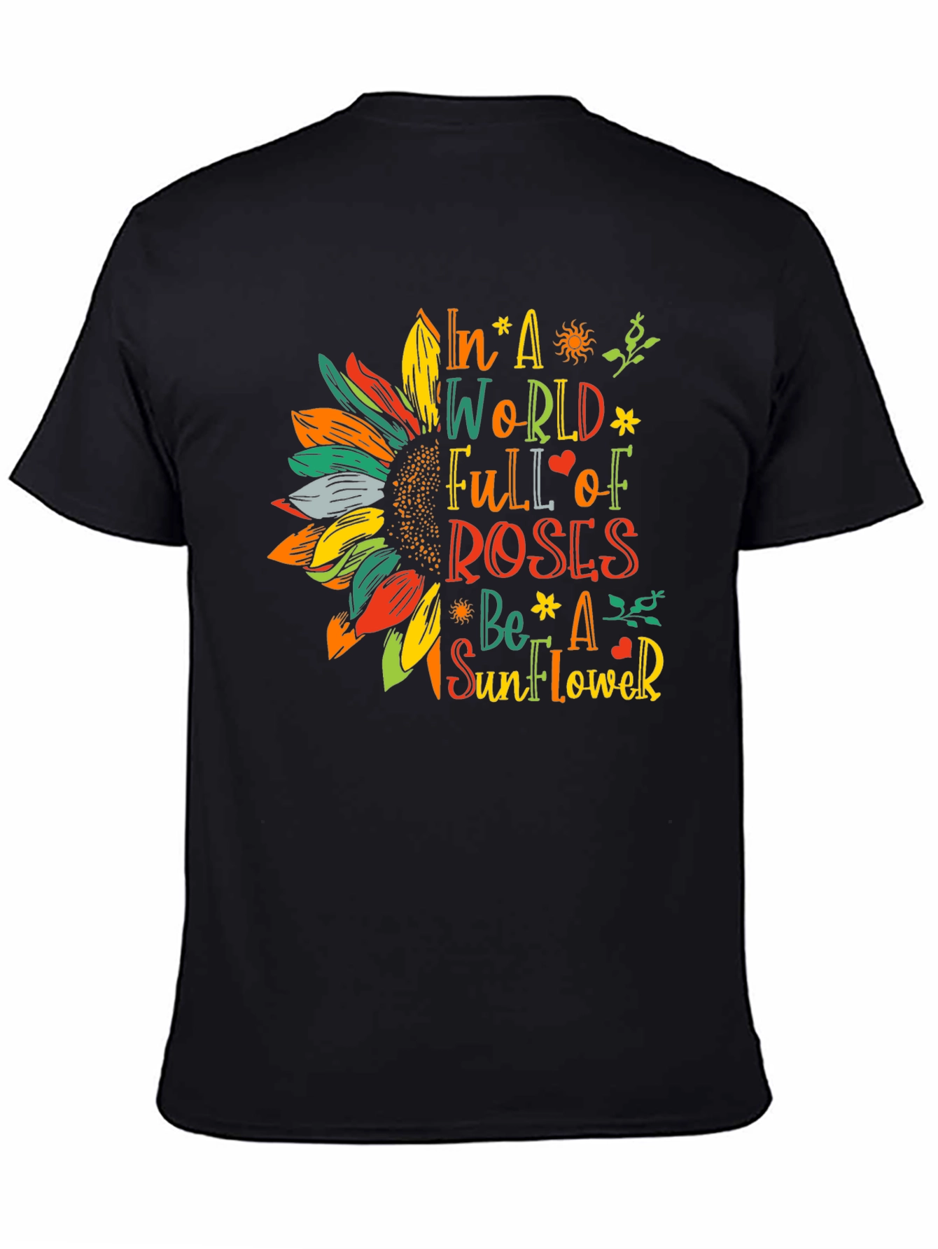 Sunflower Graphic T-Shirt - Be a Sunflower