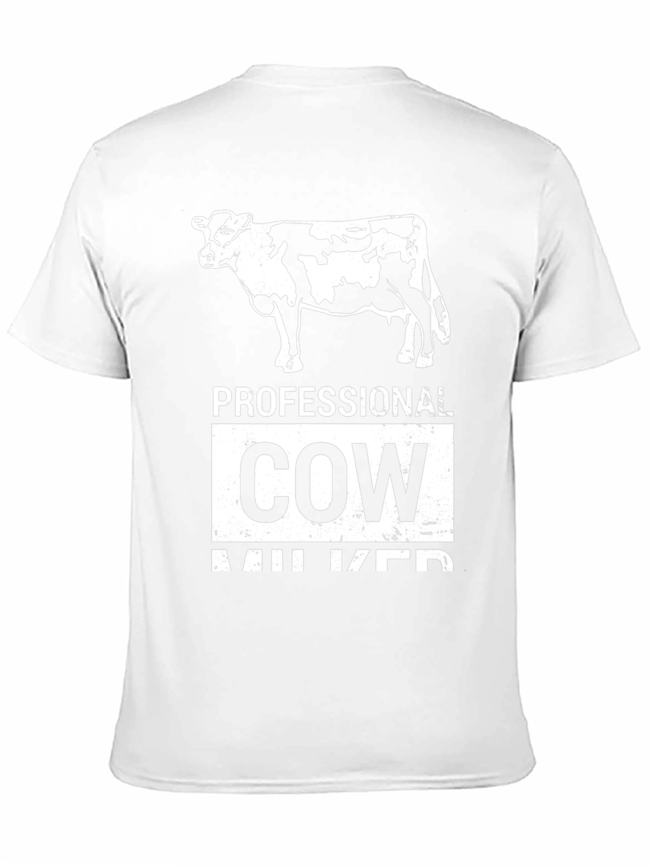 Professional Cow Milker Graphic T-Shirt