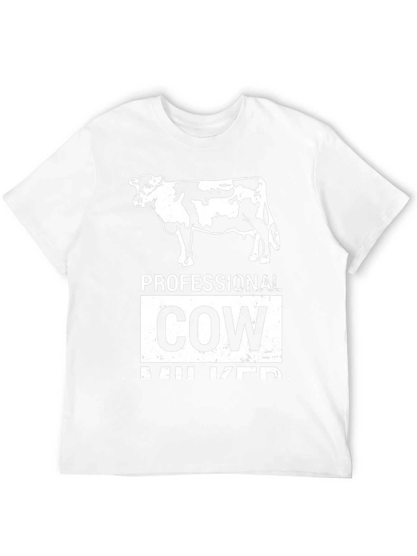 Professional Cow Milker Graphic T-Shirt