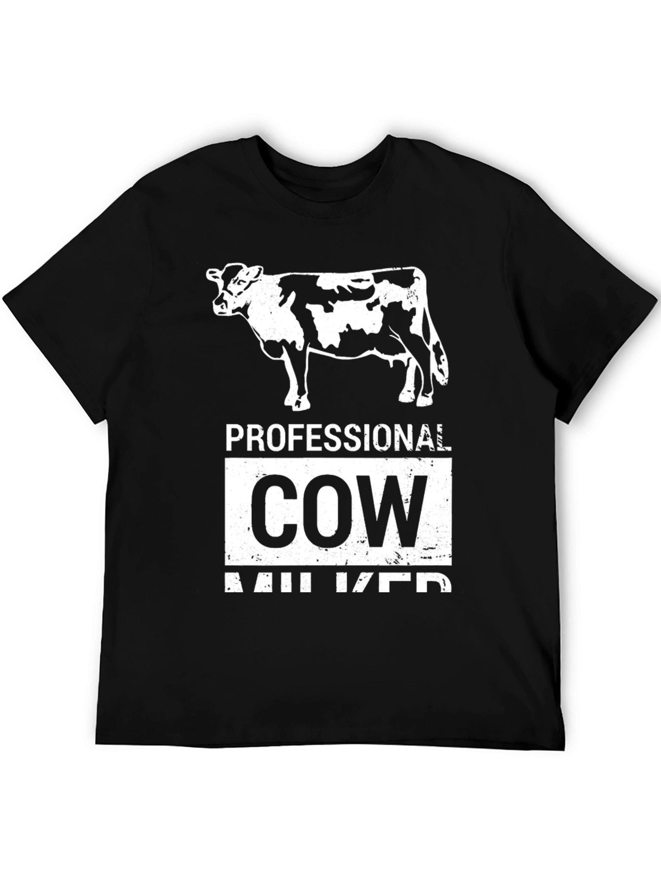 Professional Cow Milker Graphic T-Shirt