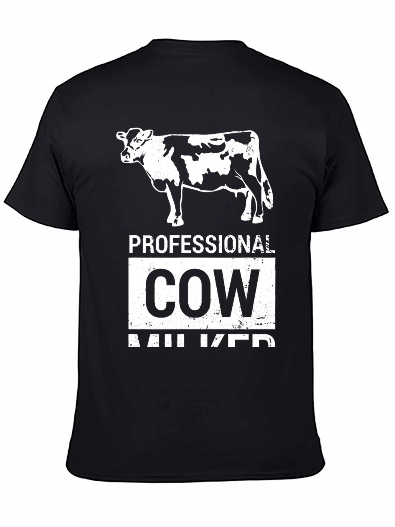 Professional Cow Milker Graphic T-Shirt