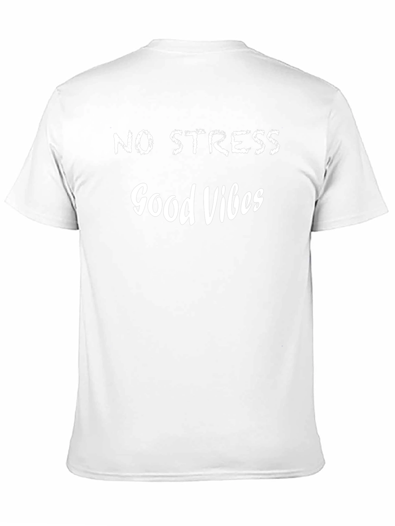 No Stress Good Vibes Black T-Shirt
