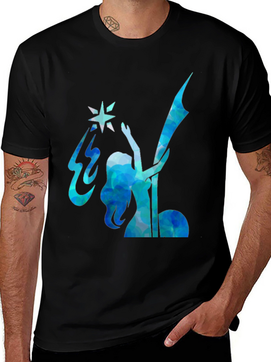 Celestial Silhouette Black T-Shirt