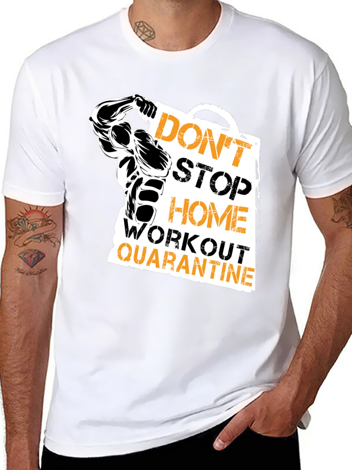 Dont Stop Home Workout Quarantine T-Shirt