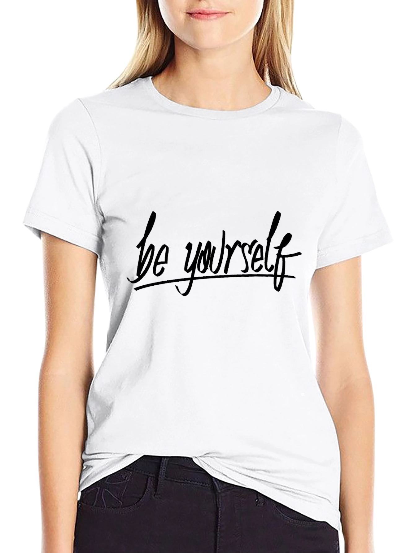 Be Yourself Black T-Shirt