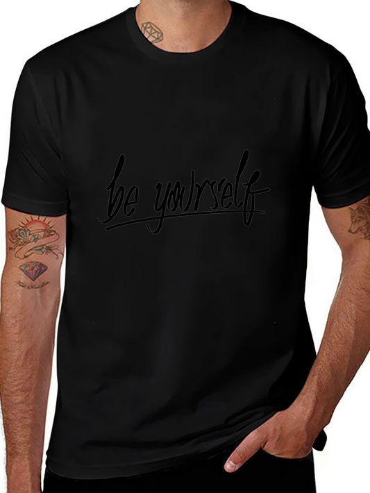 Be Yourself Black T-Shirt