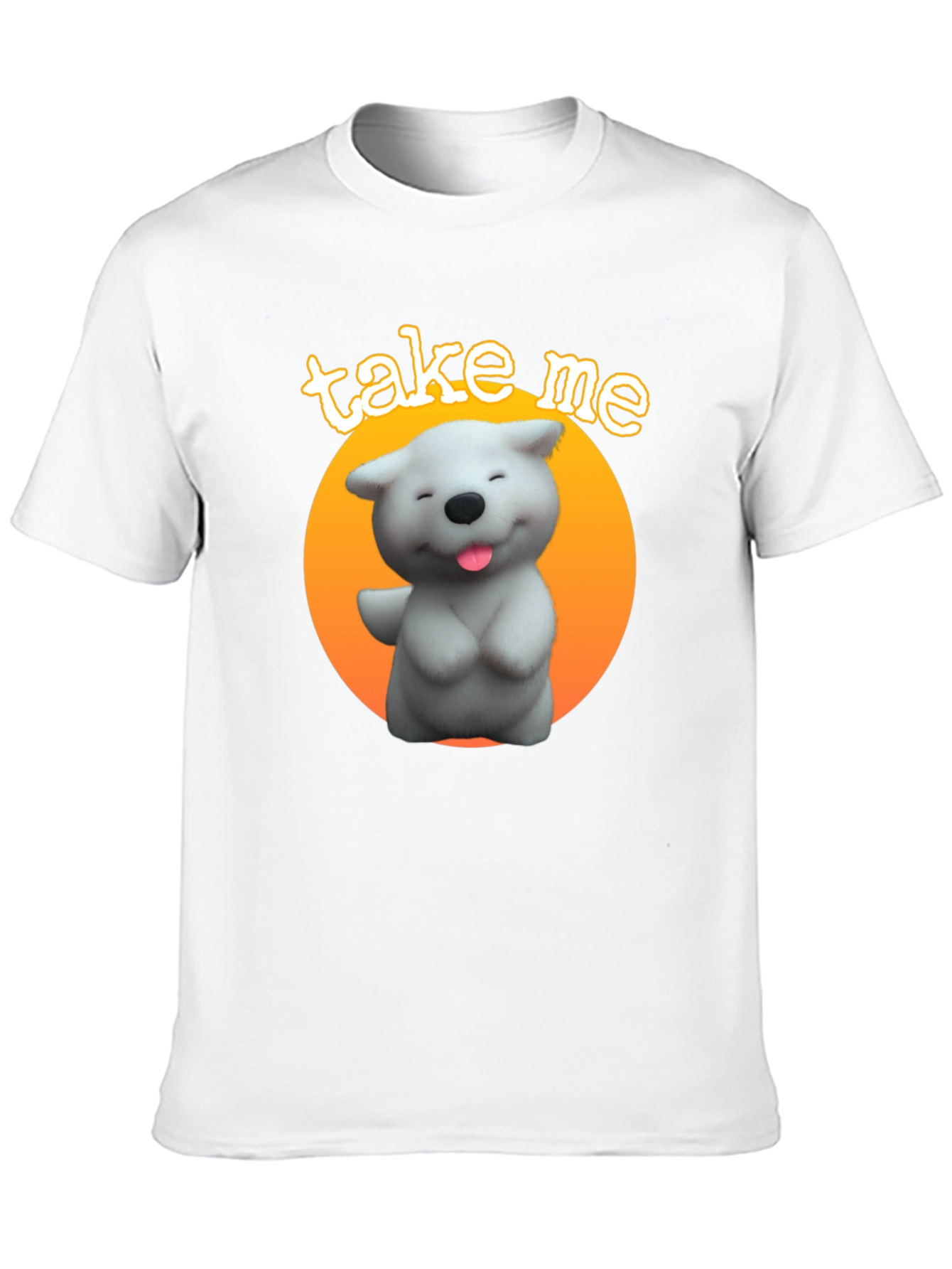 Cute Dog Graphic Tee - Take Me Design