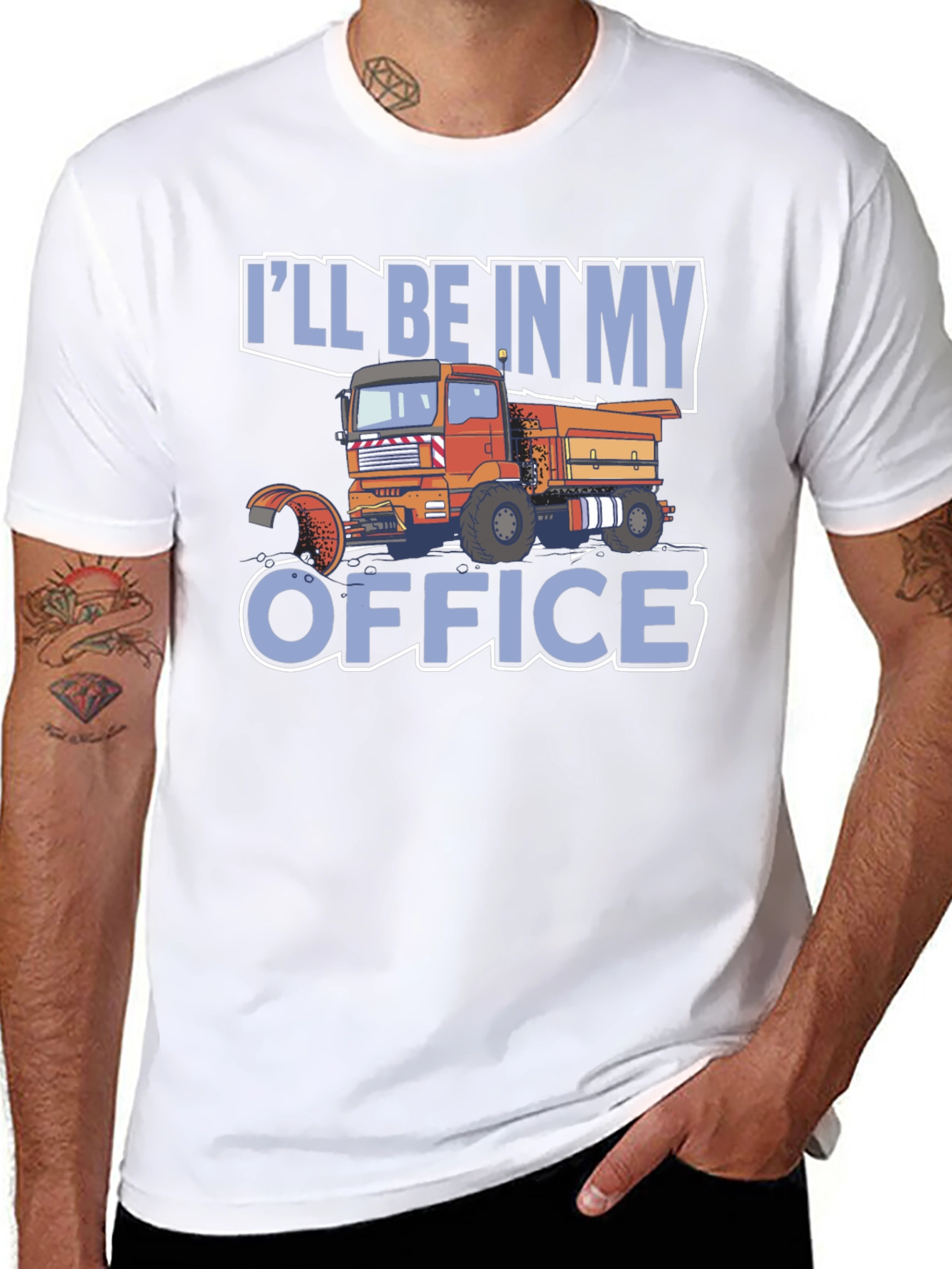 Truck Driver T-Shirt: Ill Be In My Office