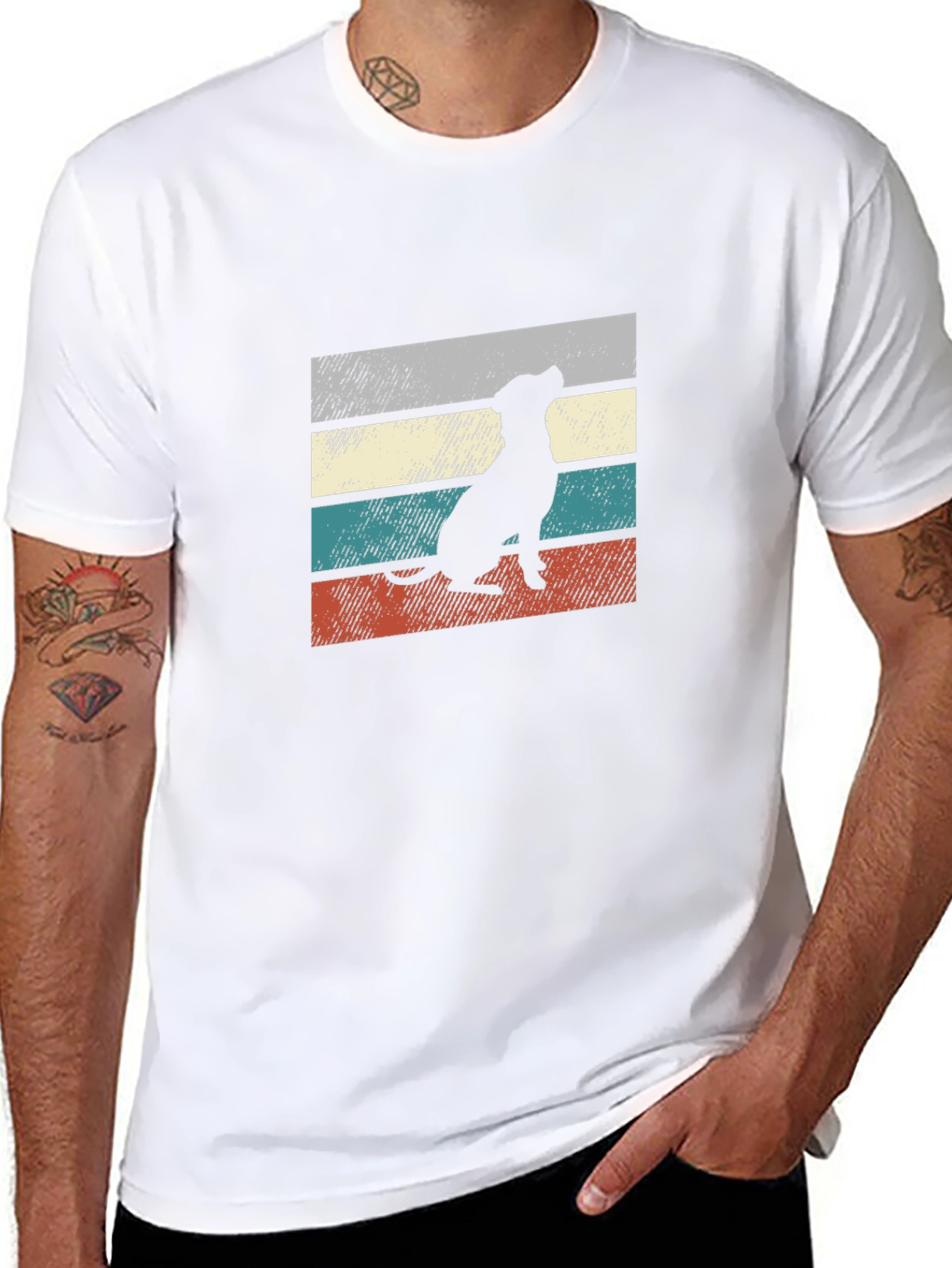 Retro Dog Silhouette Tee