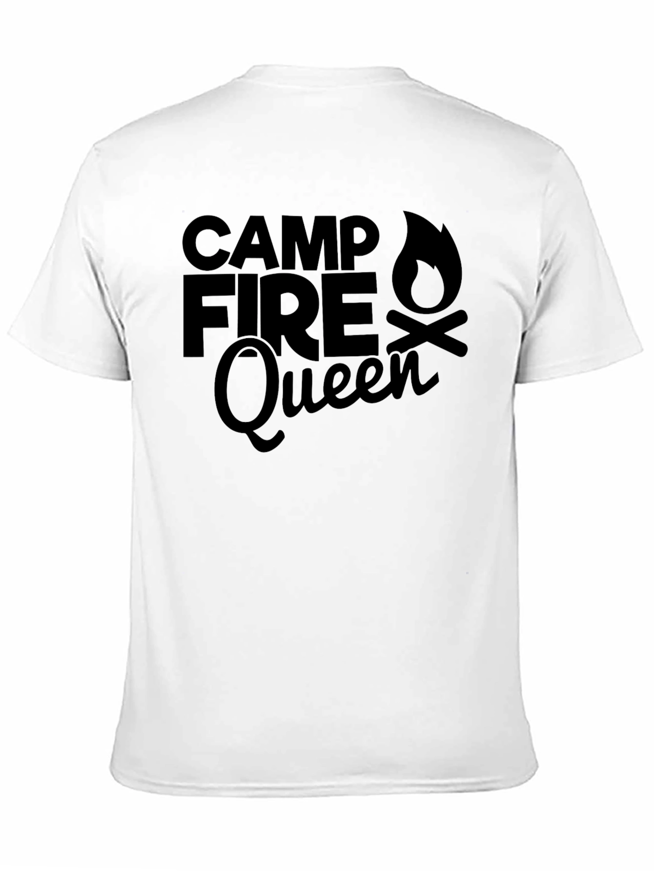 Campfire Queen Graphic Tee - Black