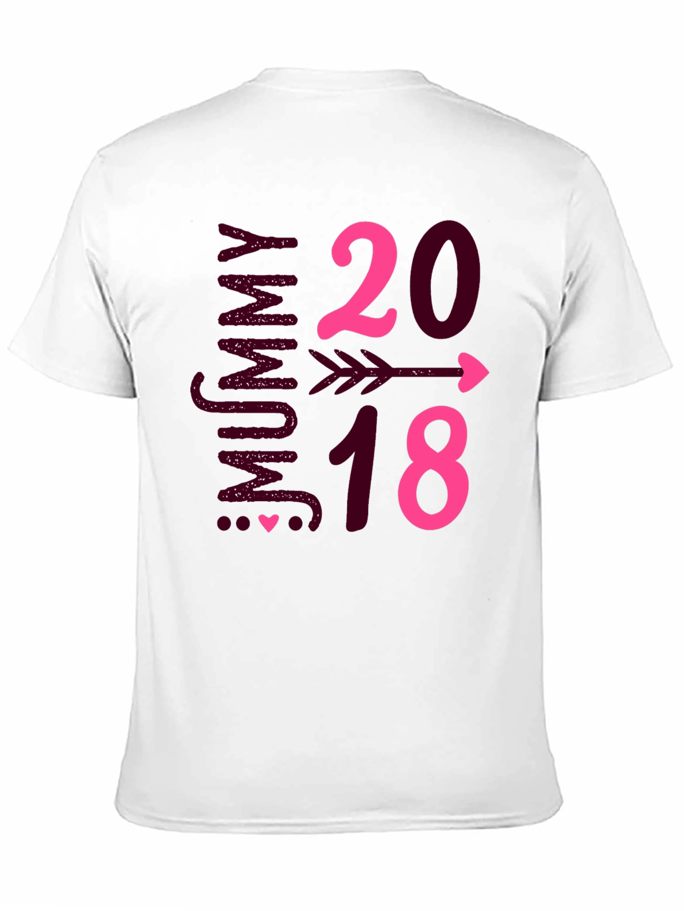 Mummy to Be 2018 Arrow Heart T-Shirt