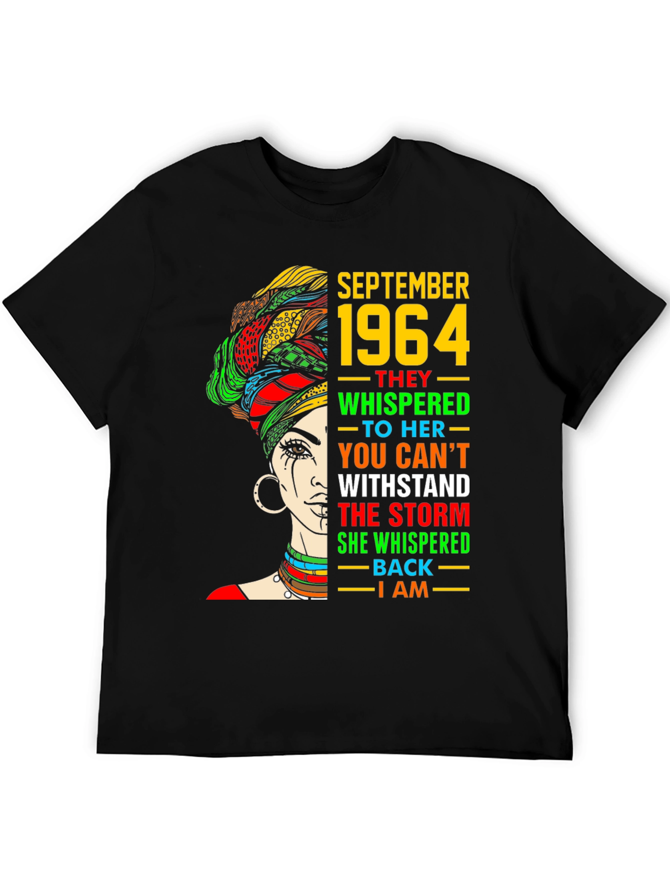 September 1964 Queen T-Shirt - Black History Month