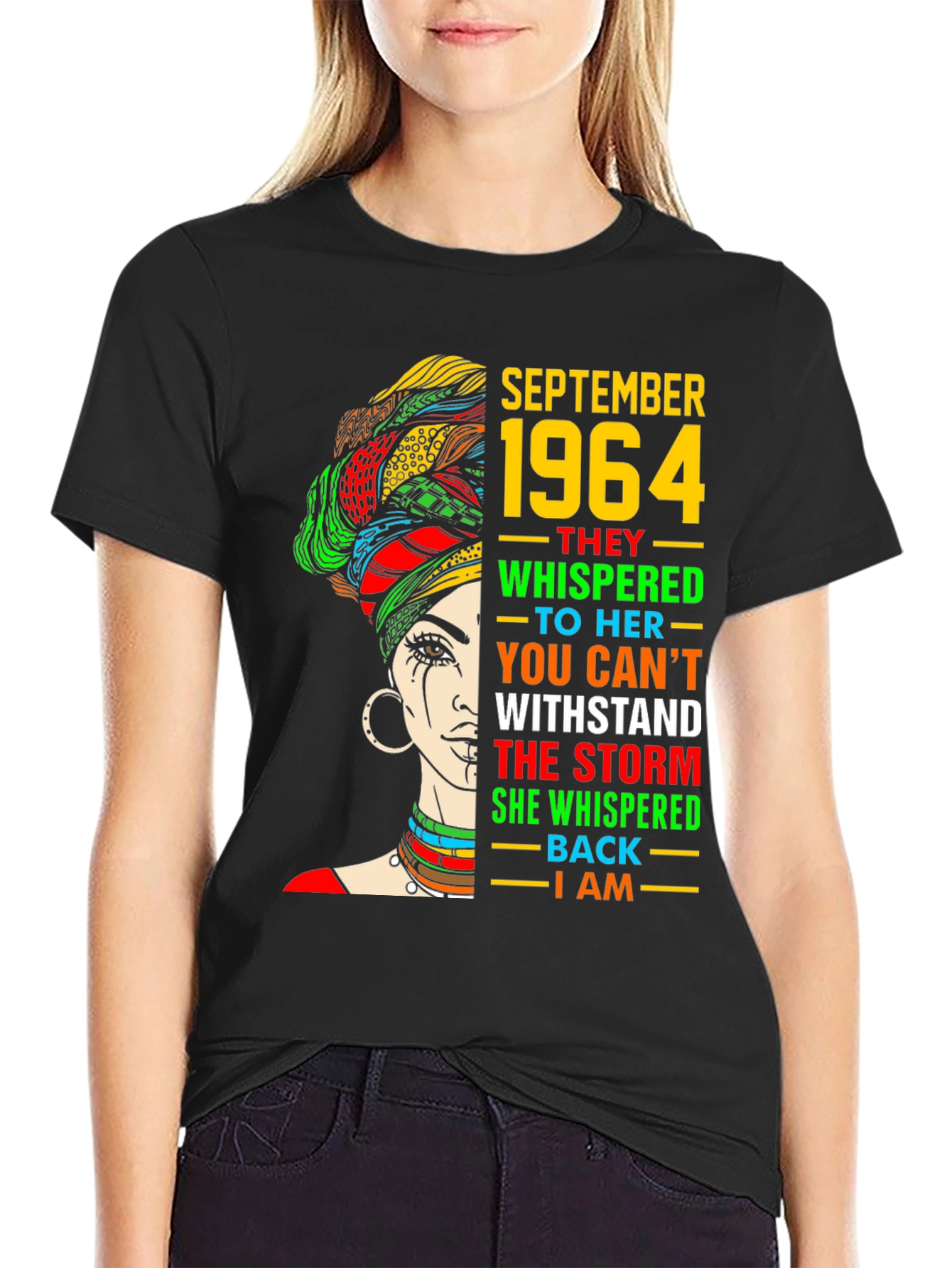 September 1964 Queen T-Shirt - Black History Month