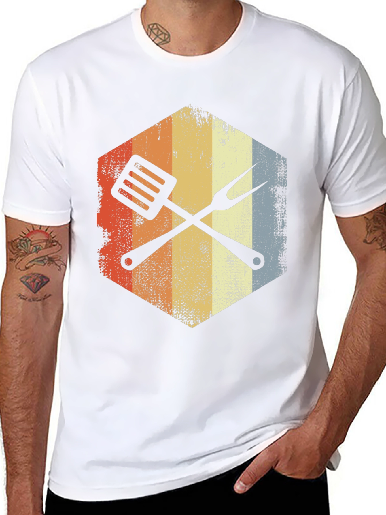 Retro BBQ Grill Master T-Shirt