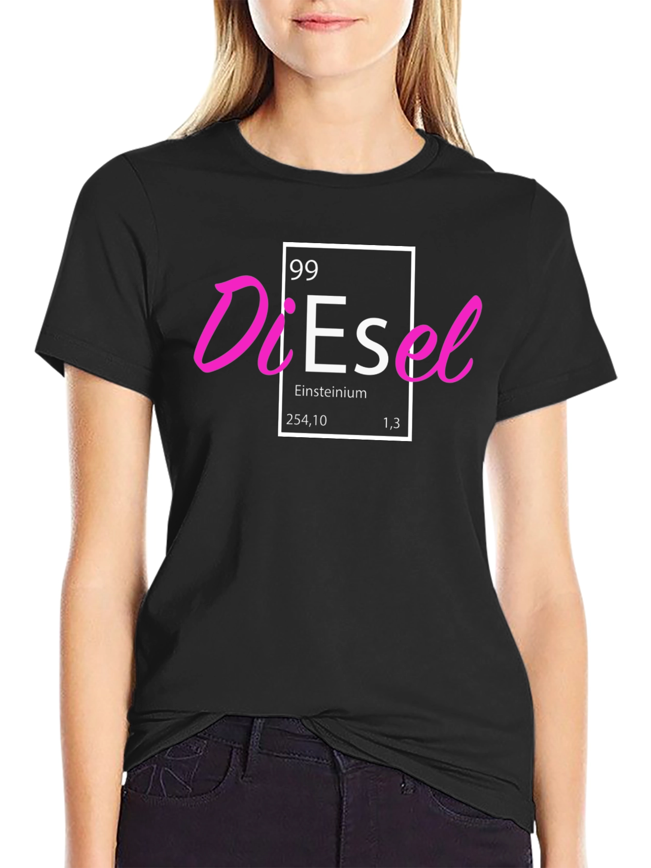 Diesel Einsteinium T-Shirt - Black Cotton Tee